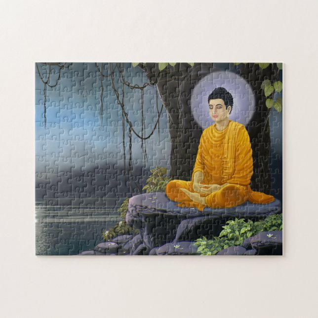 Buddha Zen Meditation Jigsaw Puzzle (Horizontal)