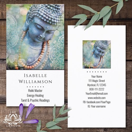 Buddha Zen Reiki Yoga Meditation Sacred Spiritual  Business Card