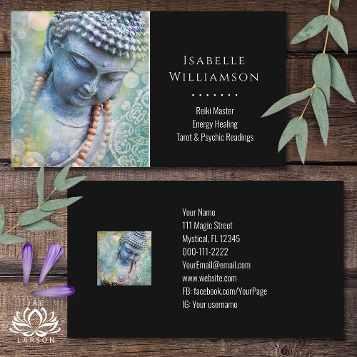 Buddha Zen Reiki Yoga Meditation Sacred Spiritual  Business Card