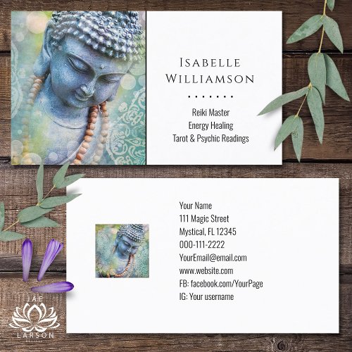 Buddha Zen Reiki Yoga Meditation Sacred Spiritual  Business Card