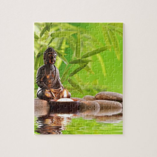buddha zen serenity garden jigsaw puzzle