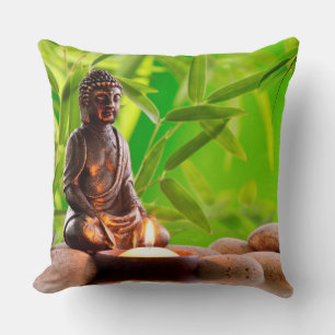 Buddha Zen Throw Pillow