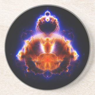 Buddhabrot Map Mandelbrot Set Gautama Buddha Sandstone Coaster