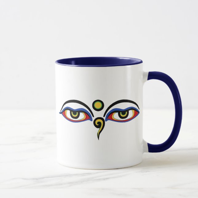 Buddha's Eyes Mug (Right)