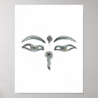 Buddha's Eyes Print