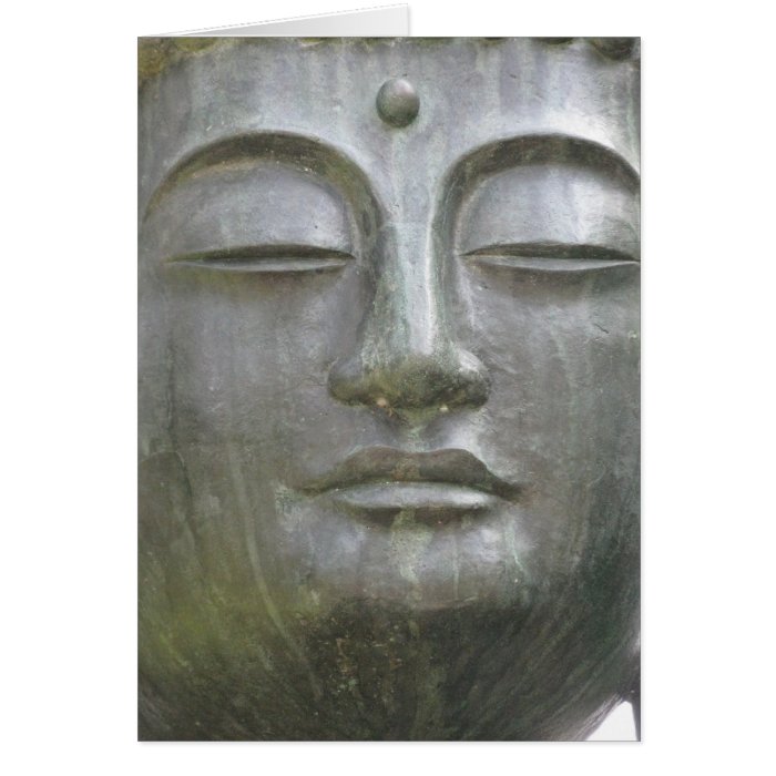 Buddha's Face Card