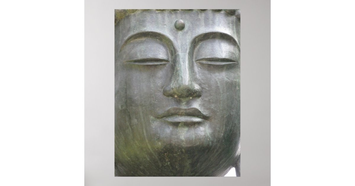Buddha's Face Photo Poster | Zazzle