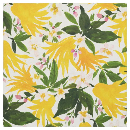 BUDDHAS HAND Citrus Fruit Fabric