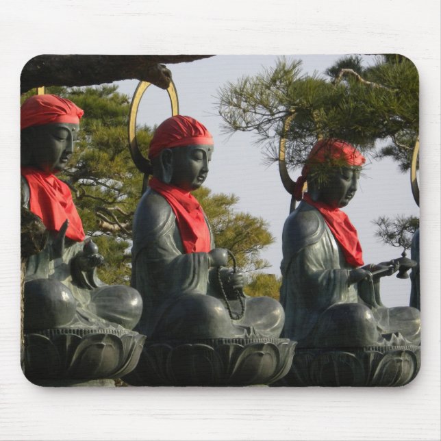 BUDDHAS IN MEDITATION MOUSE PAD (Front)