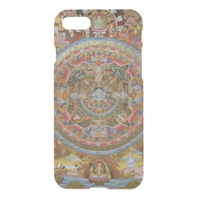 Buddha's Life Mandala iPhone 7 Case (Back)