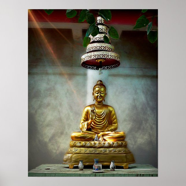 Buddha's Shining Light Poster (Front)