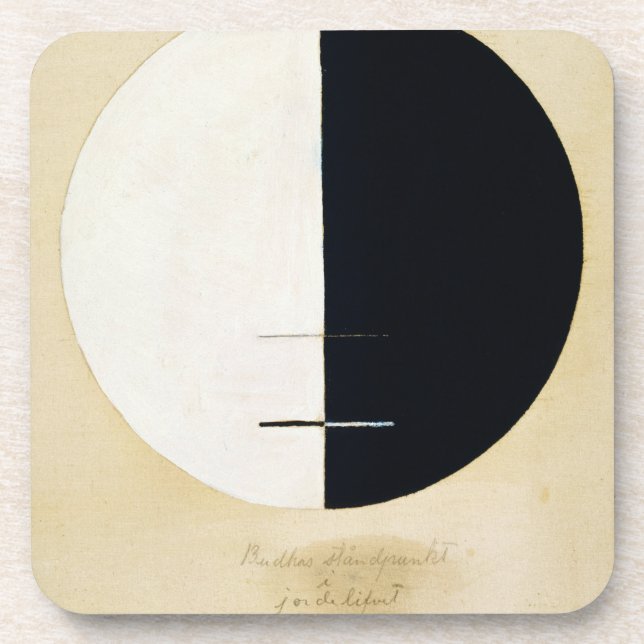 Buddhas standpoint in the Earthly life by Hilma Beverage Coaster (Front)