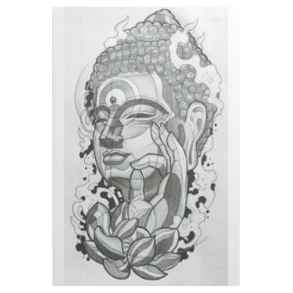 Buddha's Wisdom in Graphite"? Gallery Wrap