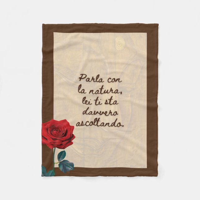 BuddhaToday #4 Buddha Accogliente  Fleece Blanket (Front)