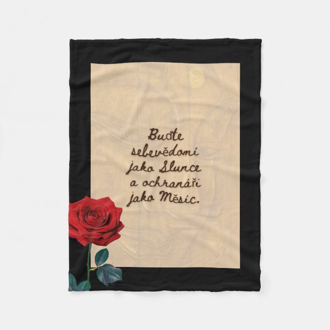 BuddhaToday #5 Útulný Buddha   Fleece Blanket (Front)