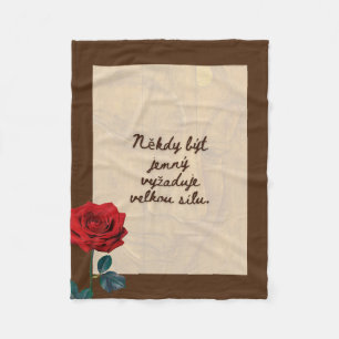 BuddhaToday #6 Útulný Buddha Fleece Blanket