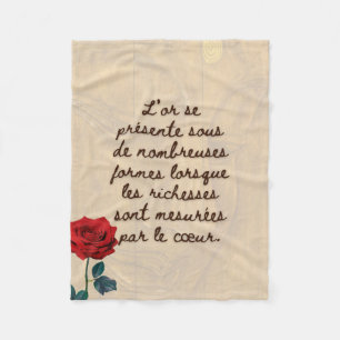 BuddhaToday #7 Cozy Buddha 🌹 Fleece Blanket