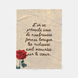 BuddhaToday #7 Cozy Buddha 🌹 Fleece Blanket