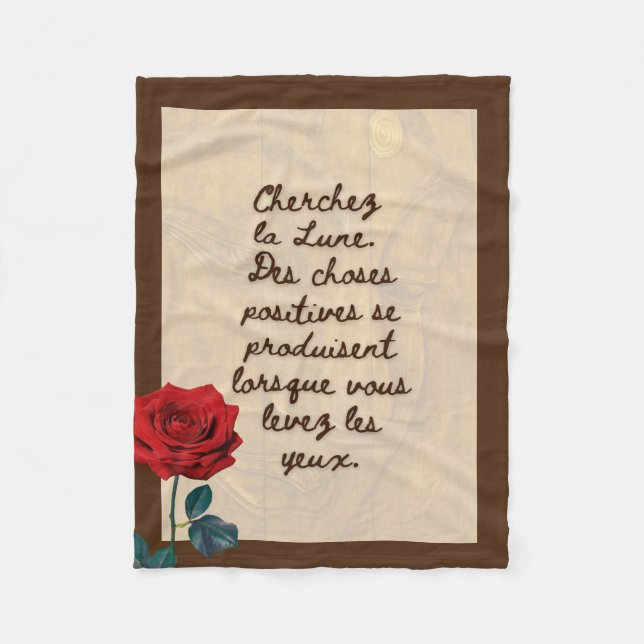 BuddhaToday #8 Cozy Buddha Fleece Blanket (Front)