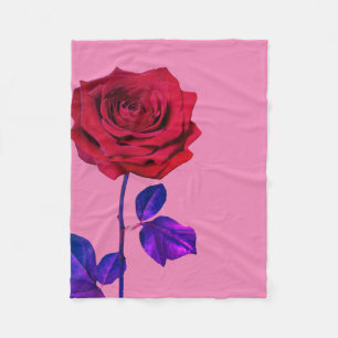 BuddhaToday #98 Cozy Buddha Baby Pink Miami Rose Fleece Blanket