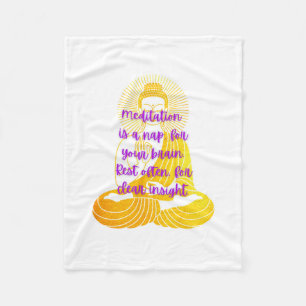BuddhaToday Cozy Quotes Blanket #1