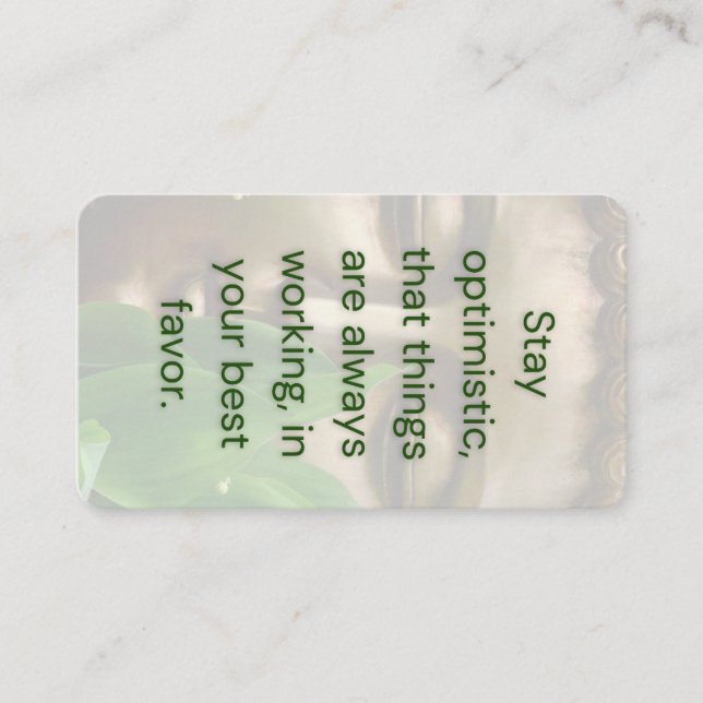 BuddhaToday Peace #1 Quote Card (Front)