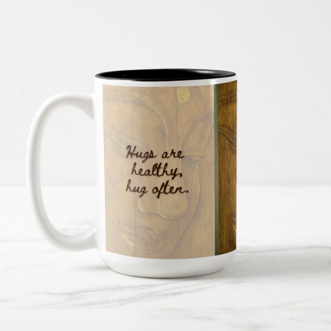 BuddhaToday V1 #23 Zen Mug - Buddha Rose  (Left)