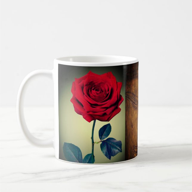 BuddhaToday V1 #32 Zen Mug - Buddha Rose  (Left)