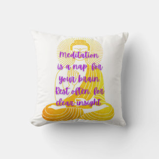BuddhaToday V4 Peace Pillows #2 - Throw Pillow