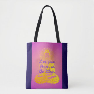 BuddhaToday V4 Sunrise Buddha Tote #1