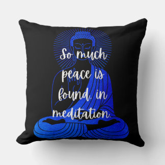 BuddhaToday V5 Peace Pillows #2 - Throw Pillow
