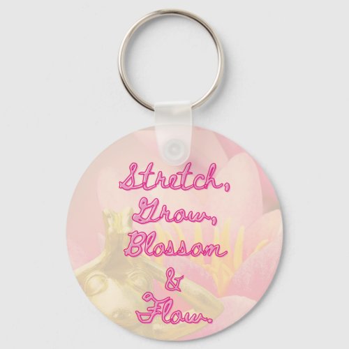 BuddhaTodayV3pnk 3 Carrie a Quote Key Chain 