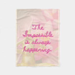 BuddhaTodayV3.pnk #3 Cozy Buddha Fleece Blanket