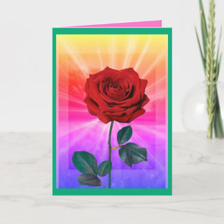 BuddhaTodayV4 #1 Sun Rose Buddha Greetings Card