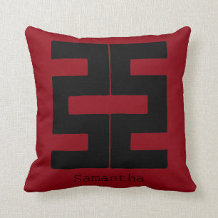 Buddhism: Double Ax Throw Pillow