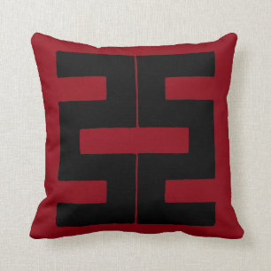 Buddhism: Double Ax Throw Pillow