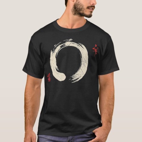 Buddhism Meditation Yoga Bonsai Zen Enso Circle Go T_Shirt