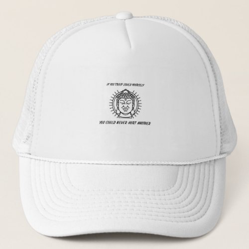 Buddhism Wisdom _ Compassion Trucker Hat