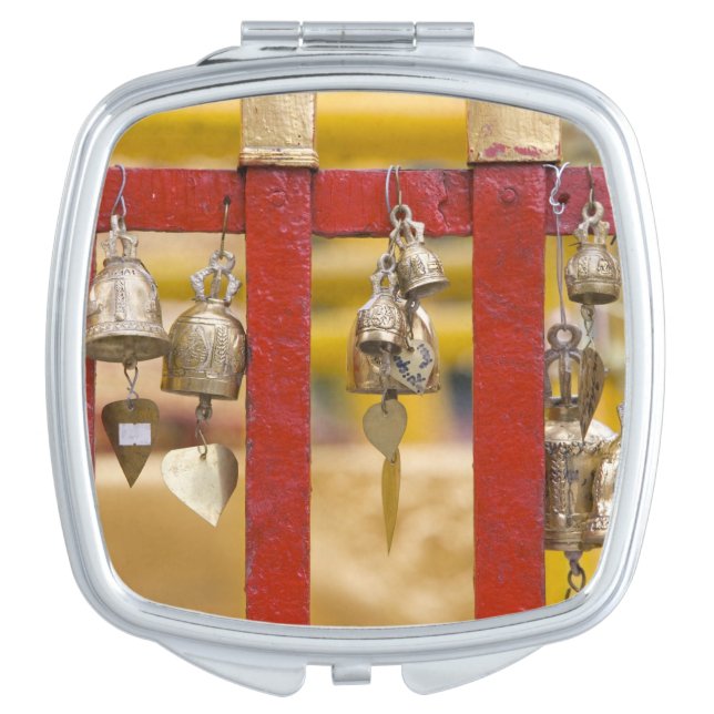 Buddhist Bells at Doi Suthep Temple Mirror For Makeup (Front)