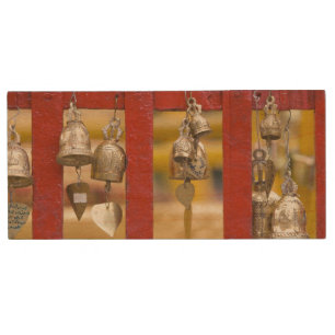 Buddhist Bells at Doi Suthep Temple Wood USB Flash Drive