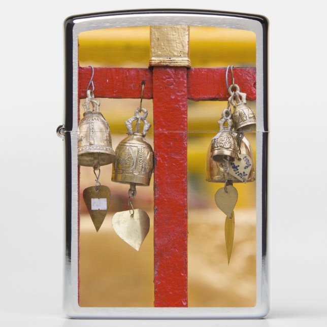 Buddhist Bells at Doi Suthep Temple Zippo Lighter (Front)