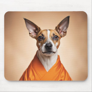 Buddhist Brazilian Terrier Mouse Pad
