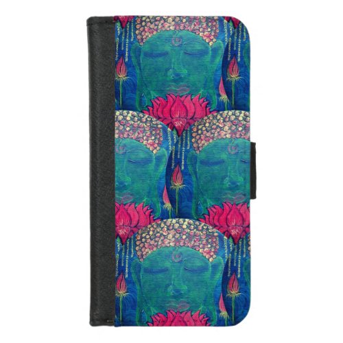 Buddhist Buddha tranquil spiritual zen iPhone 87 Wallet Case