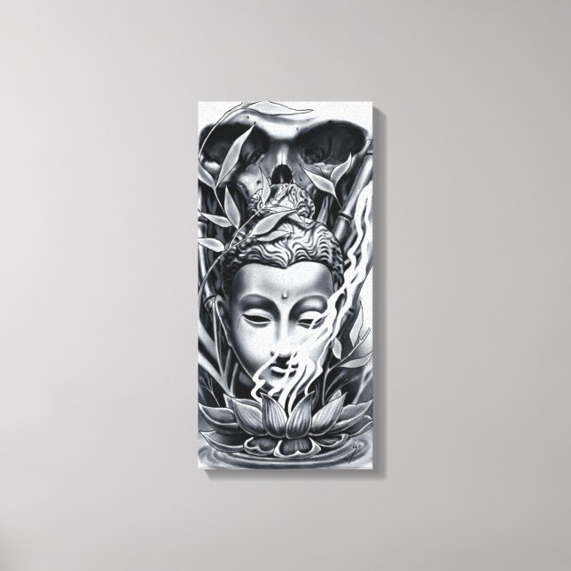 Buddhist Canvas Print (Front)