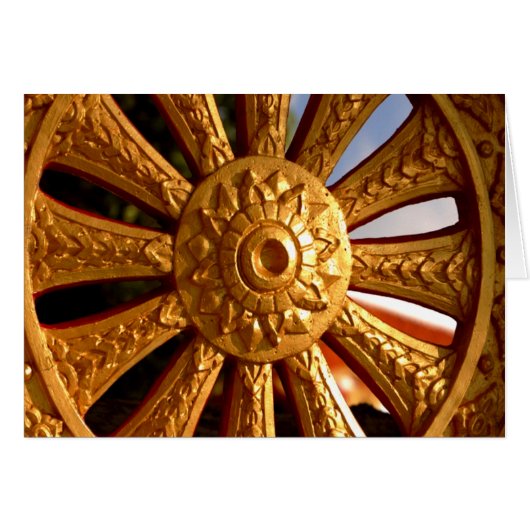 Buddhist Chariot Wheel Cards (Front Horizontal)