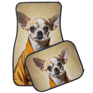 Buddhist Chihuahua Car Floor Mat