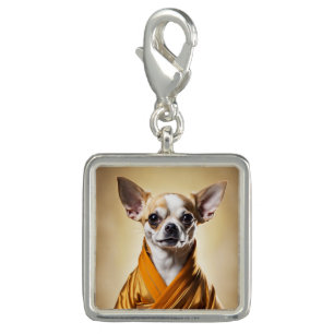 Buddhist Chihuahua Charm