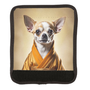 Buddhist Chihuahua Luggage Handle Wrap