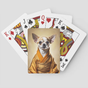 Buddhist Chihuahua Poker Cards