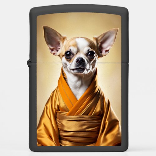 Buddhist Chihuahua Zippo Lighter